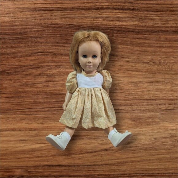 Vintage Mattel 1960 Chatty Cathy Doll 20" Blue Eyes Bobbed Hair no sound - Picture 3 of 16